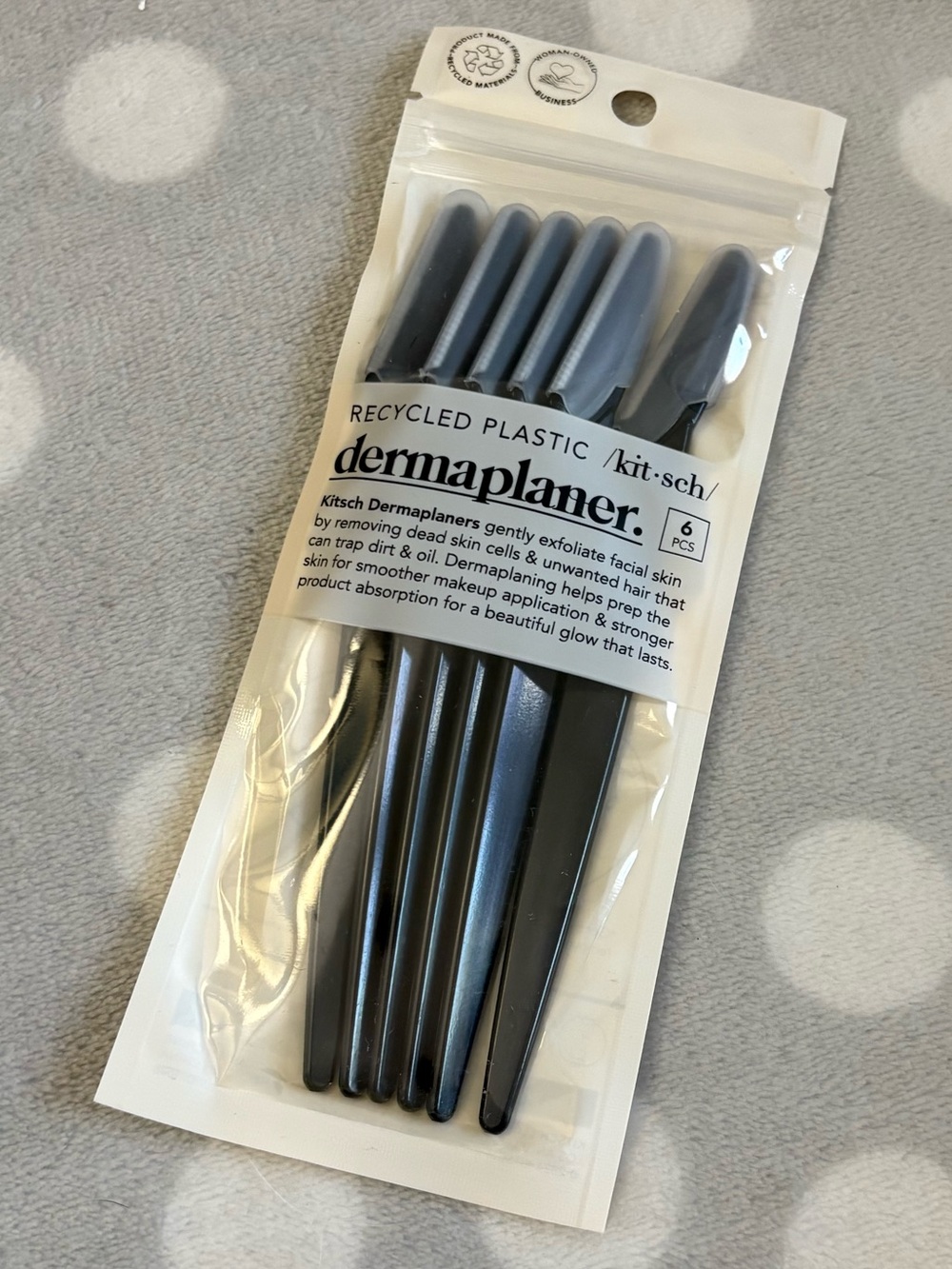 Kitsch Recycled Plastic Dermaplaners - NEW